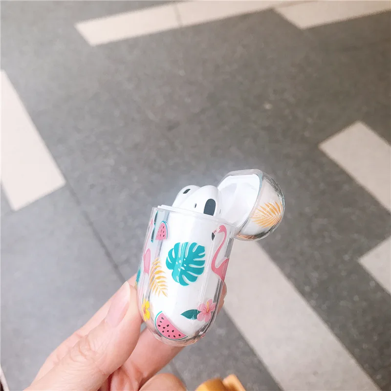 Уникальный Цветок Жесткий наушник чехол для Apple AirPods чехол Аксессуары Bluetooth гарнитуры защитный чехол для Airpods Shell