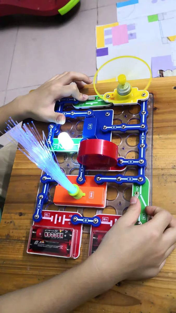 Cool Light Edition DIY Сборка оснастки схемы электронные строительные блоки Детская научная образовательная креативная игрушка подарок на день рождения