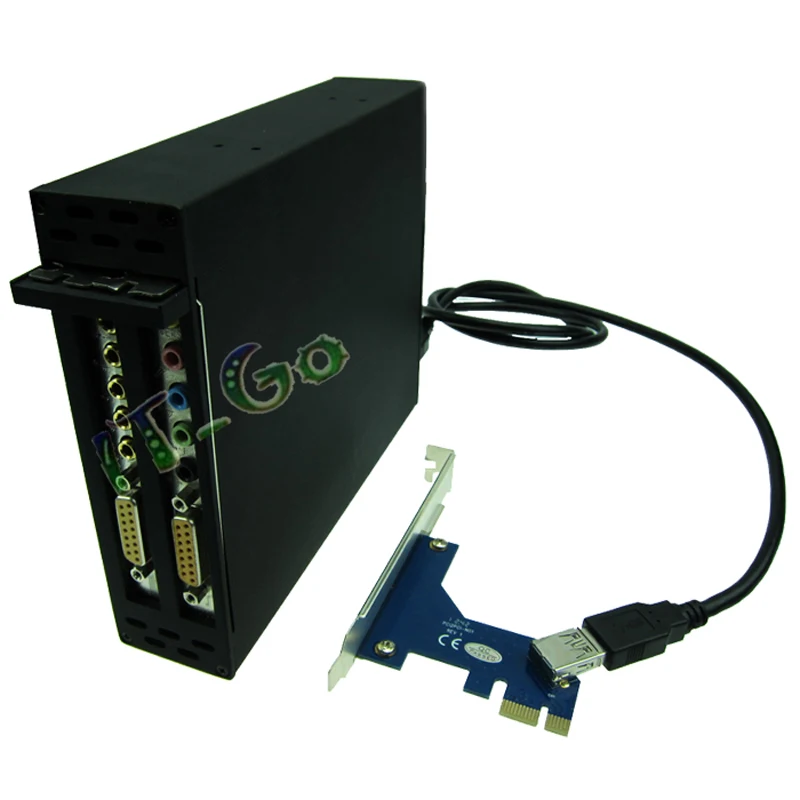 Pci Express X1 X4 X8 X16 к адаптеру Pcie 2 слотам с USB 3 0 удлинителем кабеля для