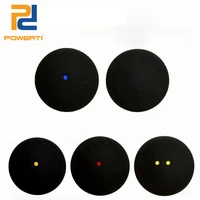 powerti 6pcsbox onetwo yellow red blue dot training squash ball for tournament training ball high elastic speed