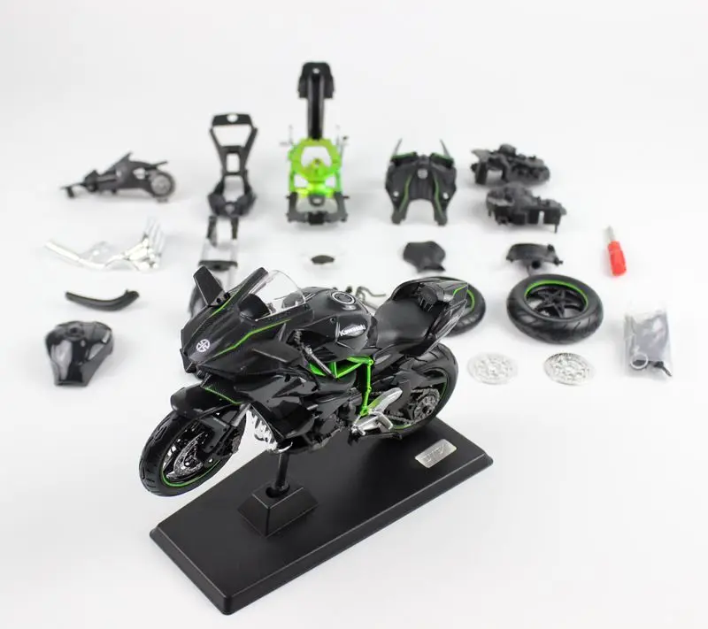 Maisto/1:12 весы/сборная игрушка модель мотоцикла/KAWASAKI Ninja H2R Супер/тонкая Подарочная игрушка/обучающая система/для детей