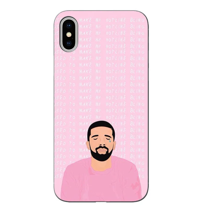 Rap Singer Drake Hotline Bling Мягкие силиконовые чехлы для телефонов IPhone 6 6S 7 8 Plus 11 11PRO MAX SE X XR XS
