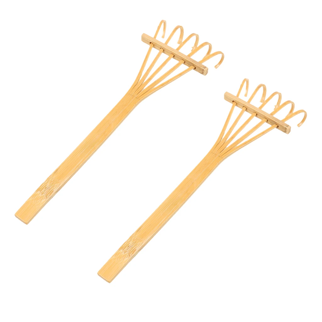 2 шт. бамбуковые грабли украшение Зен сад песок для дома двора сада офиса