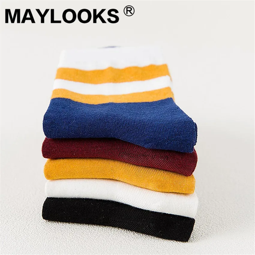 Maylooks хлопковые носки женские осенние новые японские Ретро колледжа ветер хлопок
