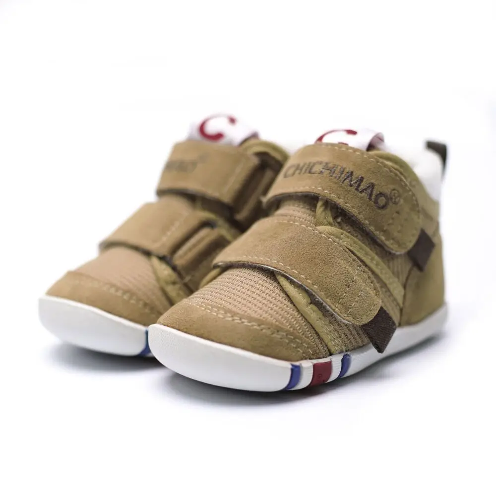 Khaki winter booties newborn baby girl boy shoes warm snow boots toddler warm shoes infant winter shoes toddler girls shoes first step - Цвет: Khaki