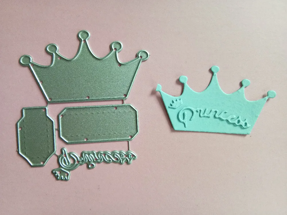 3D Корона крышка металла резки штампы трафарет для DIY скрапбукинга открытки в
