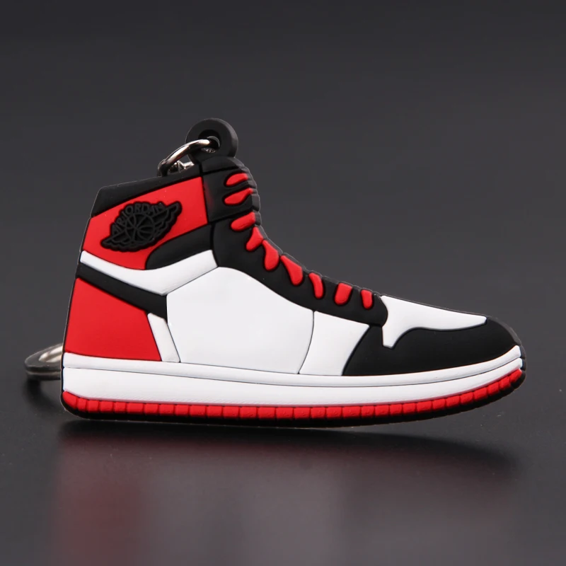 Picture Color7 Mini Jordan 1 брелок для обуви для мужчин и женщин брелок Классический Цвет AJ Ретро поколение баскетбольные кроссовки брелок - Цвет: Picture Color7