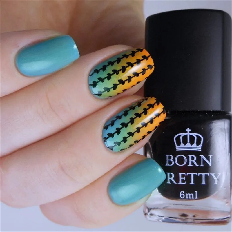 Рожденный PRETTY 6 мл ногтей лак помада skinaz Nail Art латекс 25 Цвета Лаки ногтевой