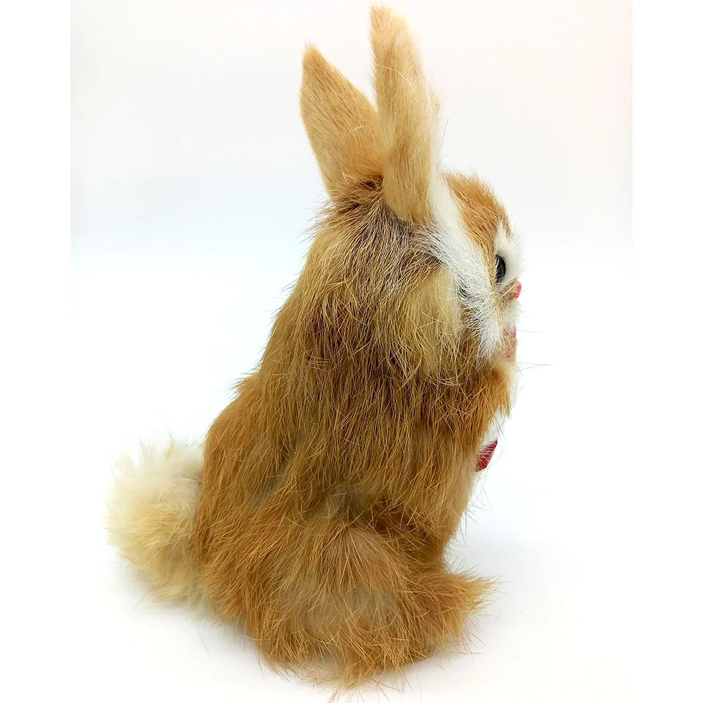 16 см милые животные кролик Моделирование Пушистый сидящий Рождество День