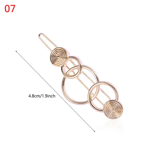 Style 5-07 1 шт., модные женские Геометрические заколки для волос, заколки для волос, Звездный зажим для волос сердце, нежные заколки для волос, заколка для волос, ювелирные изделия для волос, аксессуары для волос - Цвет: Style 5-07