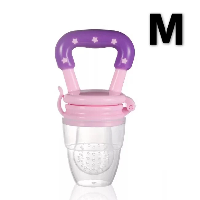 pink M Пустышки для младенцев, Дети соски-пустышки Кормушка Для еда, фрукты ниблера пустышки для младенцев для кормления с соской силиконовые детские успокоитель младенцев соска - Цвет: pink M