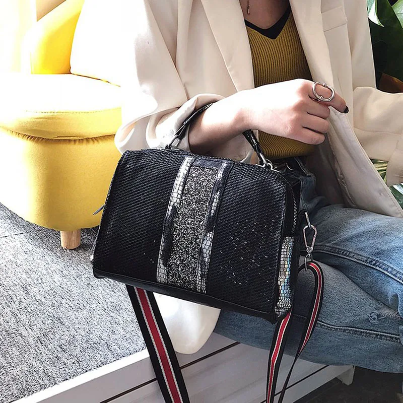 2019 Новая роскошная блестящая Большая вместительная сумка высокого качества