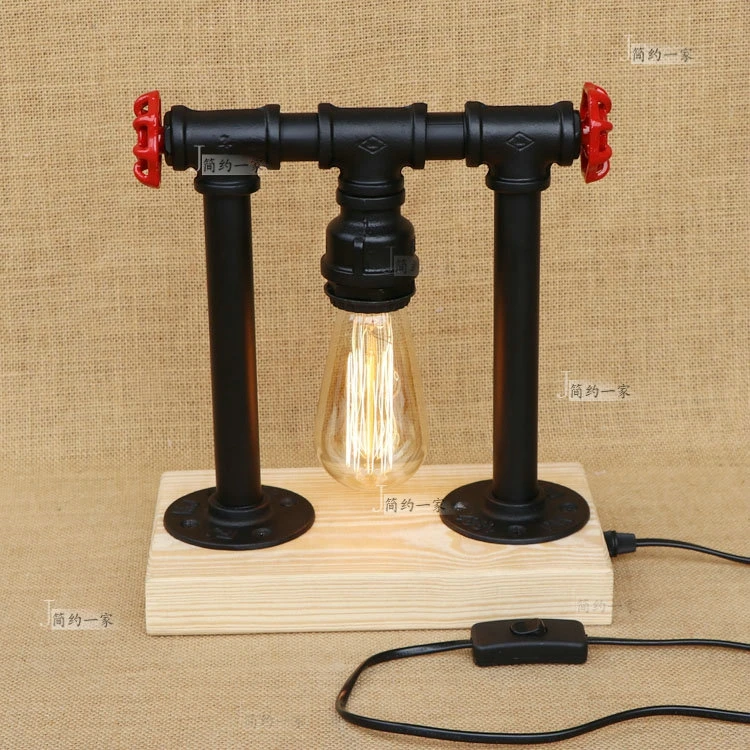 Американский Ретро промышленный ветер характер спальня кровать идея западные