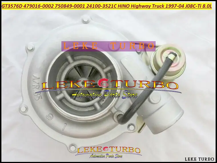 GT3576D 479016 750849 750849-5001S 241003521C 241003251 Турбокомпрессор для HINO Highway TRUCK FD FE FF GC J08C-Ti л |