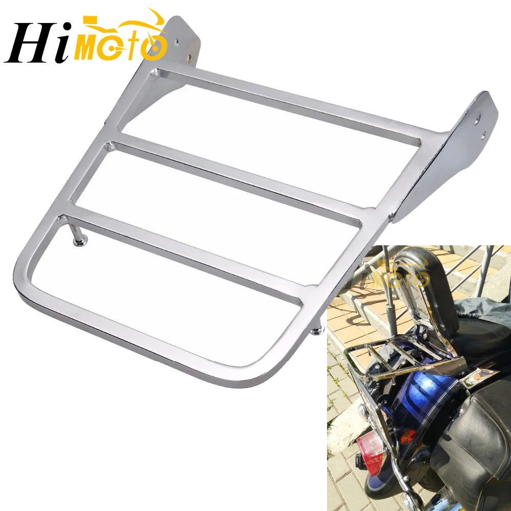 Хромированный багажный стеллаж для мотоцикла Yamaha V Star 400 650 1100 Classic XVS 1998 2011 Dragstar 2000