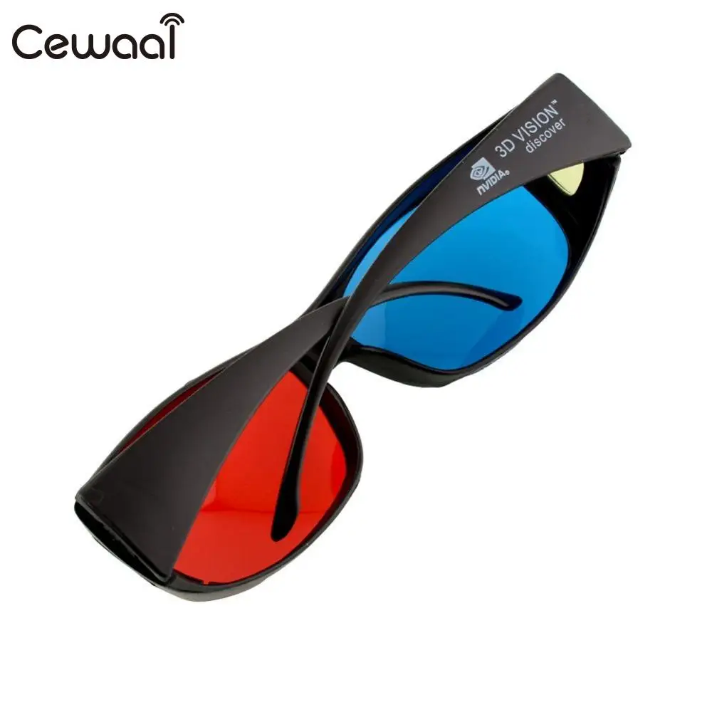 Cewaal 5 шт. виртуальной реальности красный синий 3D очки Рамка для объемного кино на DVD juegos игры театральные проекты аксессуары