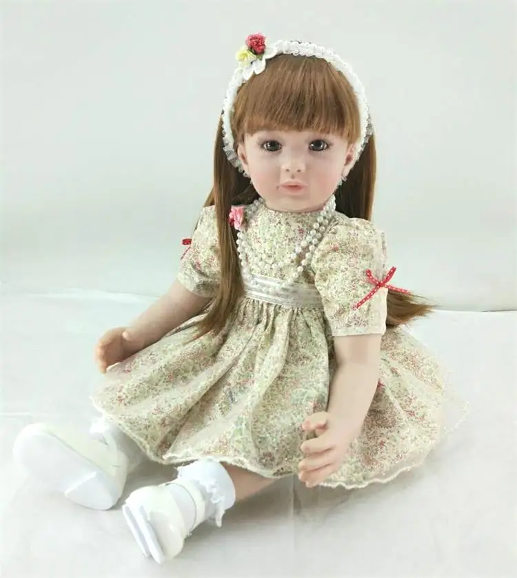 56cm 22&quot princess toy Reborn Babies adorable toddlers Doll handmade simulation Kids Birthday Gifts Action Figure Toys | Игрушки и