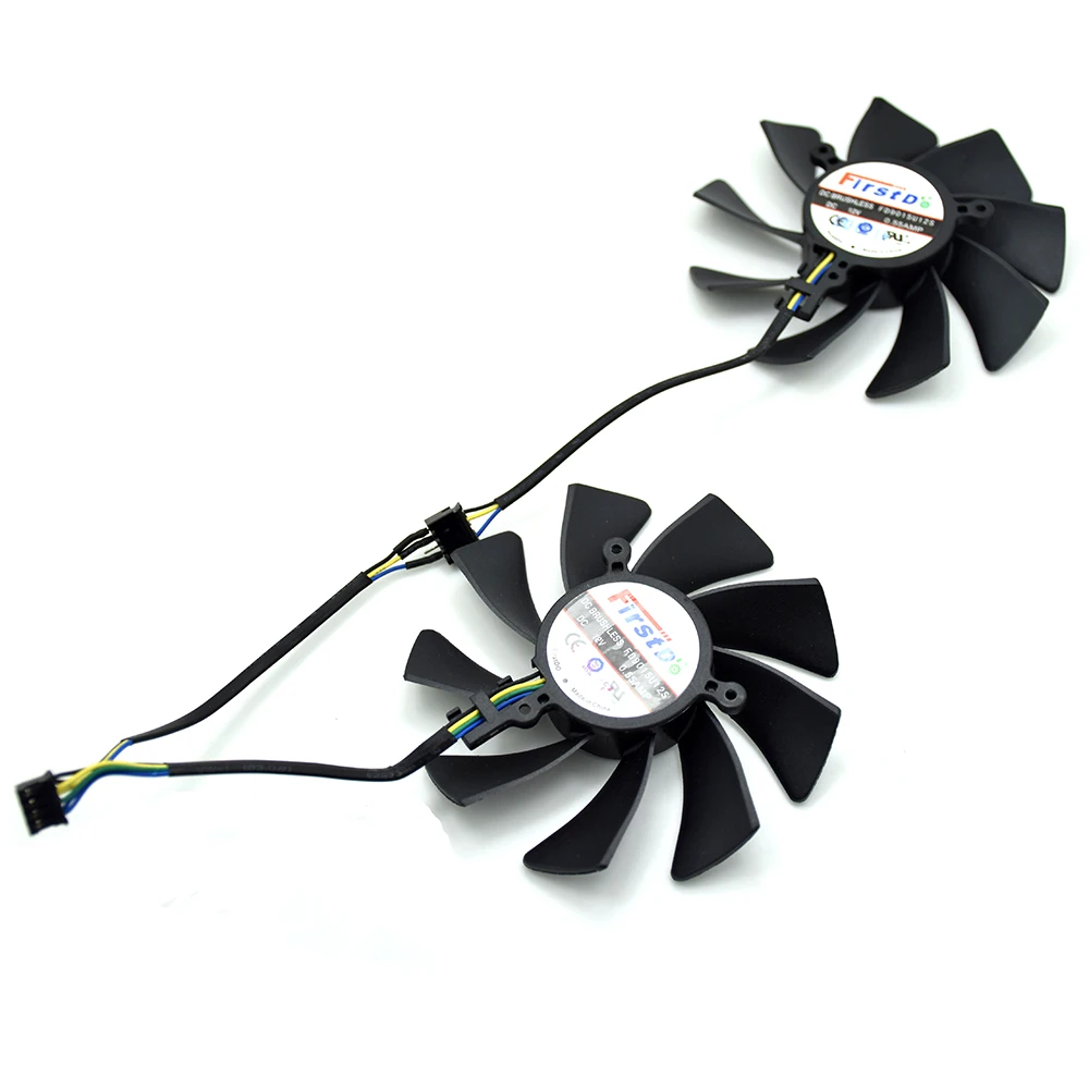 Вентилятор охлаждения FD9015U12S XFX HD7970 2 шт./лот 85 мм 4Pin для Sapphire HD7950 Vapor X GHz Edition