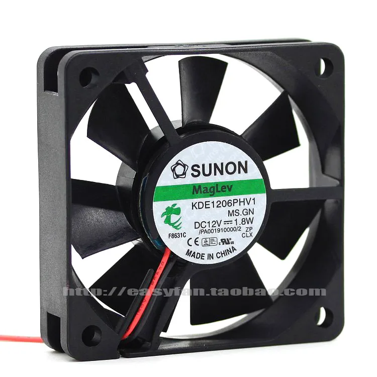 Новый охлаждающий вентилятор SUNON 6015 DC12V 1,8 W KDE1206PHV1 6 см