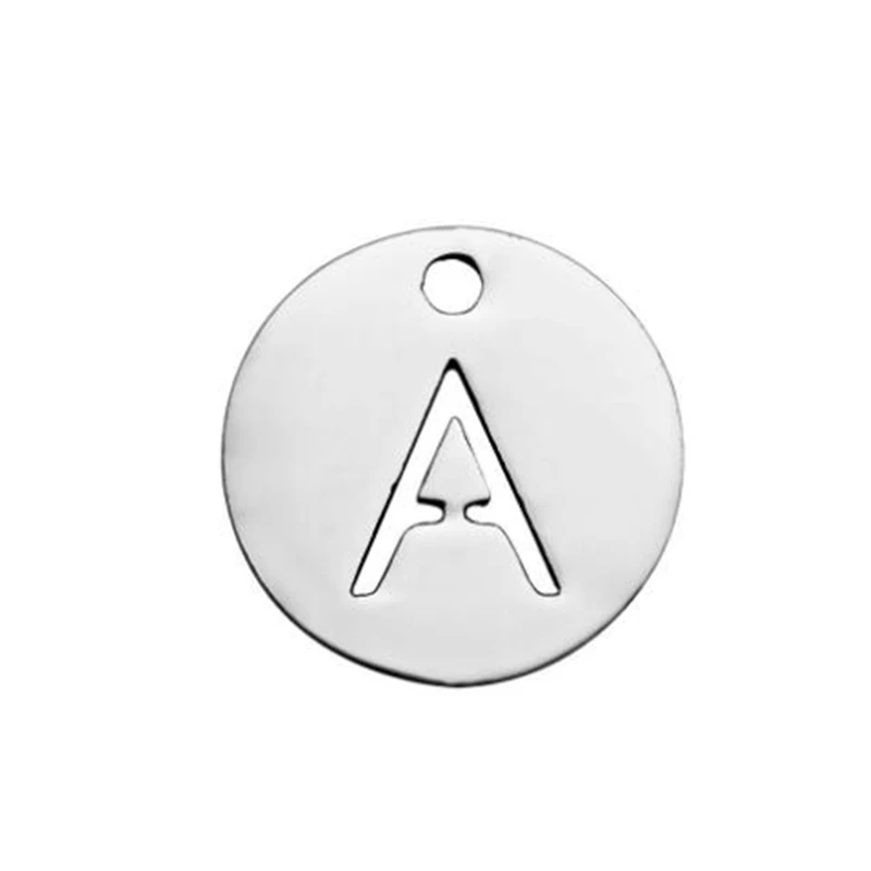 Новое поступление Мода 12 мм алфавит с прописной буквой а ожерелье надписью для