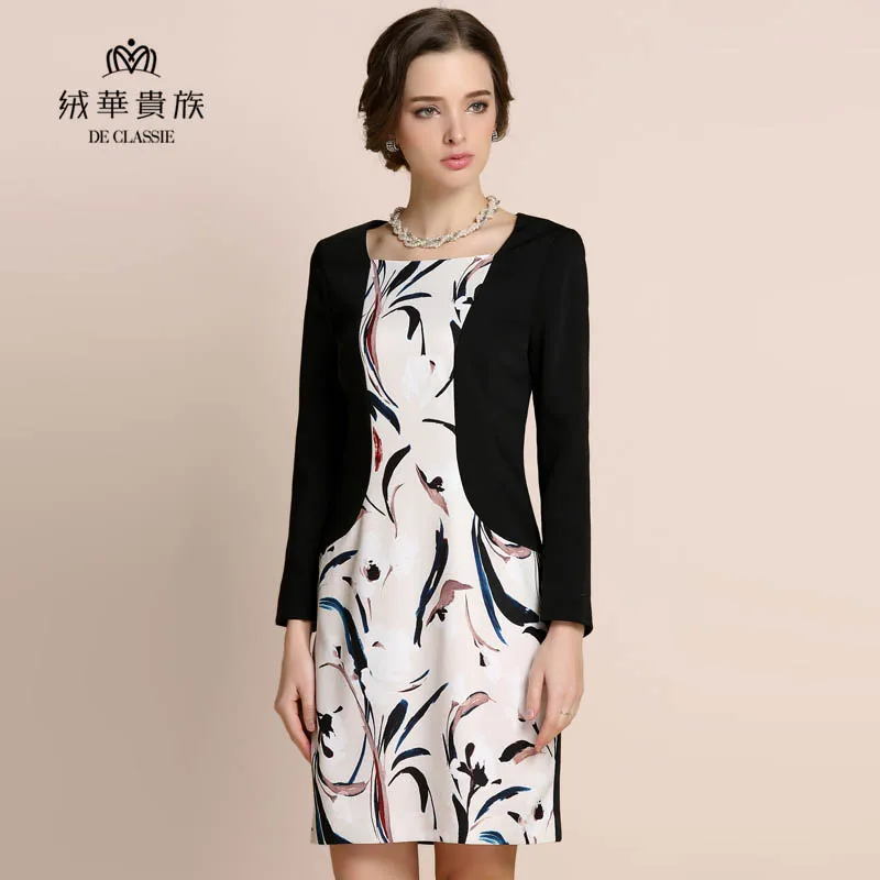 Женская одежда Новинка европейский и американский элегантный гидроабразивной