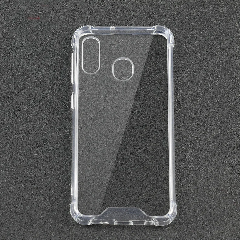 50PCS/LOT Shockproof Clear Transparent PC Back TPU Bumper Scratch Protection Case Cover for Samsung galaxy A20E | Мобильные телефоны