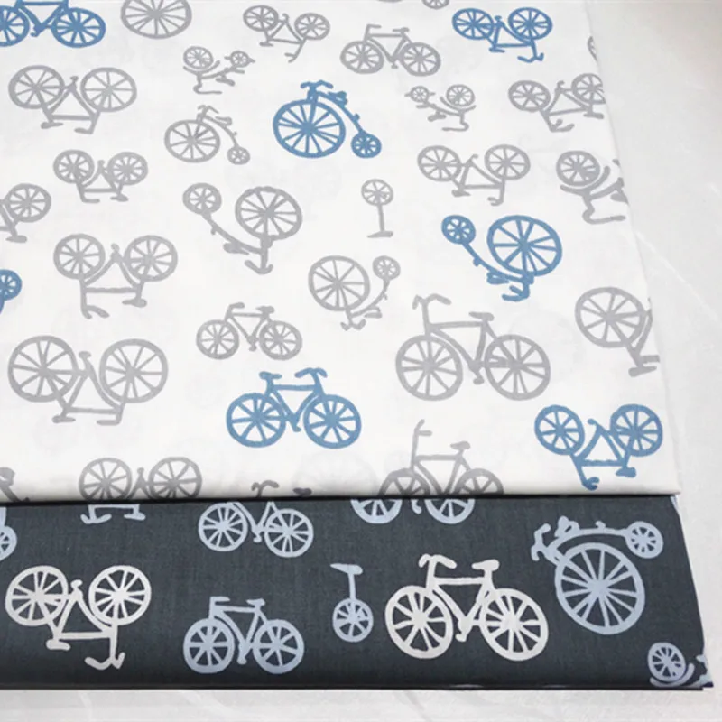 

free shipping Cotton Poplin Cartoon Print Cloth Handmade Dress Bedding Fabric Racing