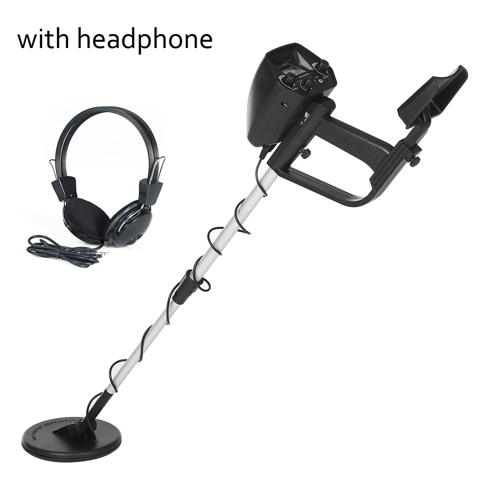 With Headphone KKMOON MD-4030 подземный металлоискатель детектор золота длина регулируемый Охотник за сокровищами искатель портативный Охотник детектор - Цвет: With Headphone