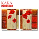 Вышивка крестом, наборы для рукоделия с печатным рисунком, холст 11ct-для домашнего декора, картина с цветами, полный NCKF089