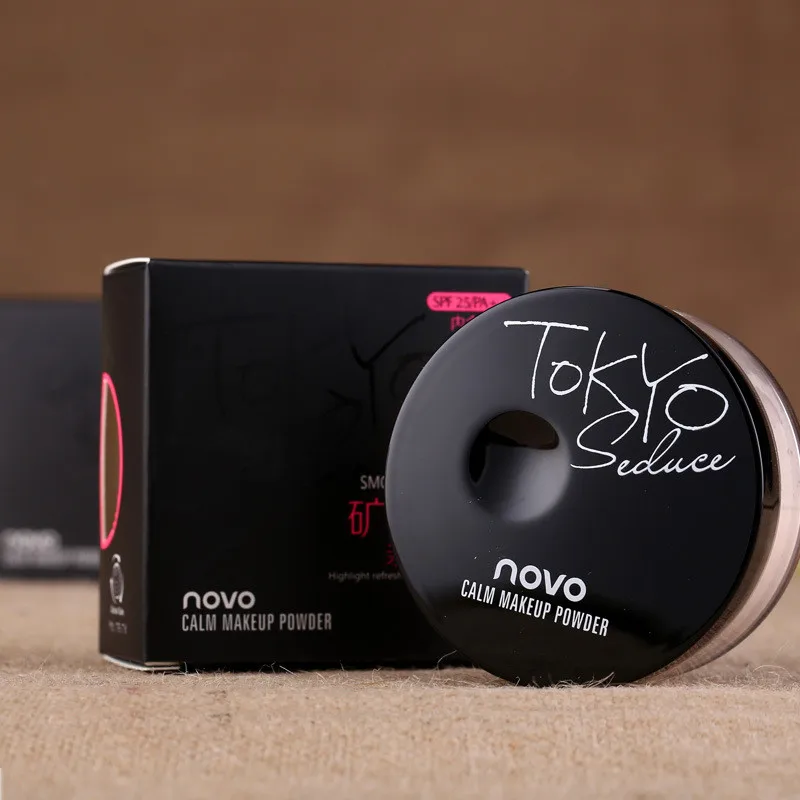 4 цвета рассыпчатая пудра для отбеливания лица прозрачный минеральный макияж