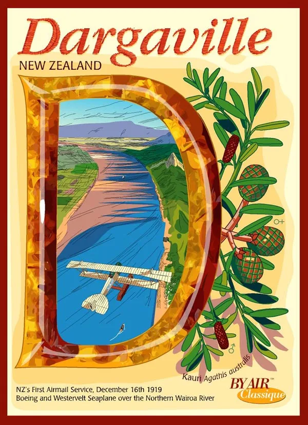 New Zealand NZ NAC Auckland Air Travel Classic Wall Sticker Canvas Paintings Decorative Vintage Poster Home Bar Decor Gift | Дом и сад