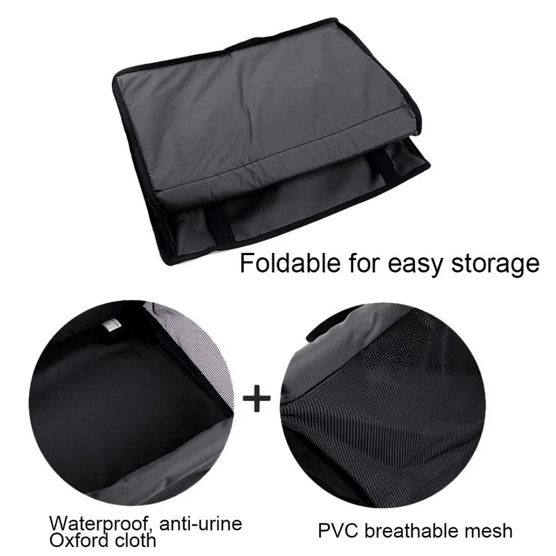 Pet Dog Carrier Car Seat Pad Waterproof Bag Travel Accessories Basket Products Safe Carry House Cat Puppy | Автомобили и