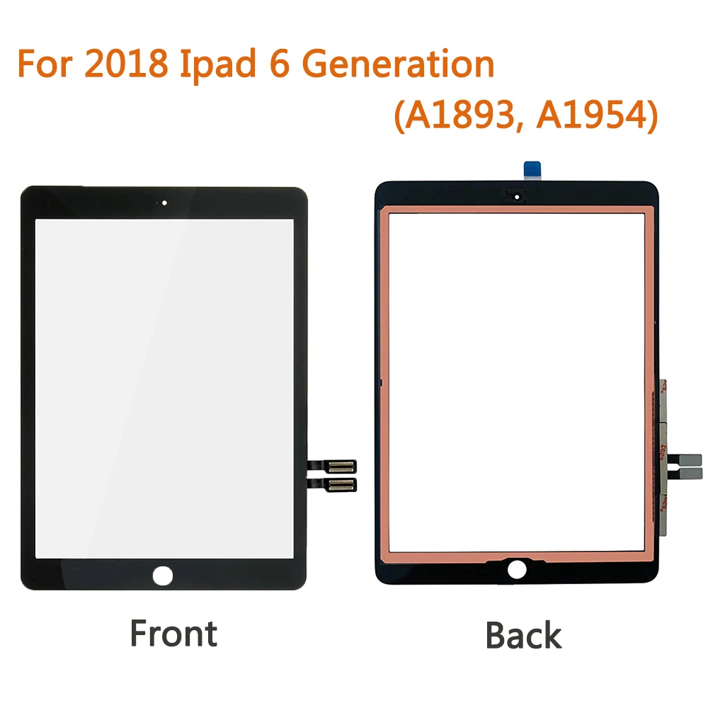 Новый сенсорный экран для 9 7 &quotiPad 2018 iPad 6 дигитайзер и кнопка Home переднее стекло