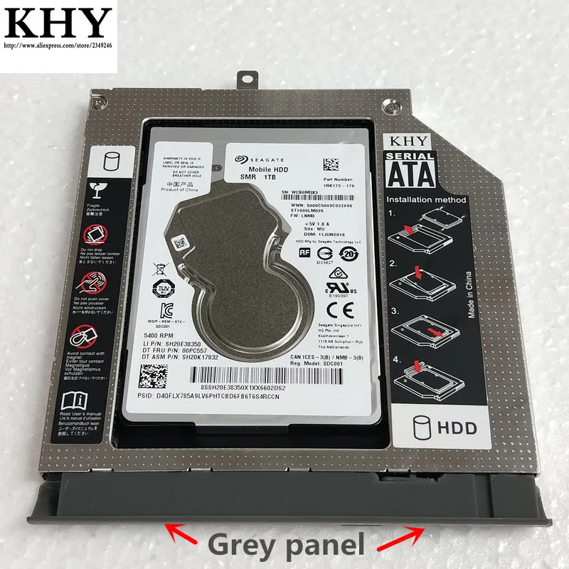 Новинка кронштейн для установки второго жесткого диска 9 0 мм SATA3.0 SSD HDD Lenovo IdeaPad 320