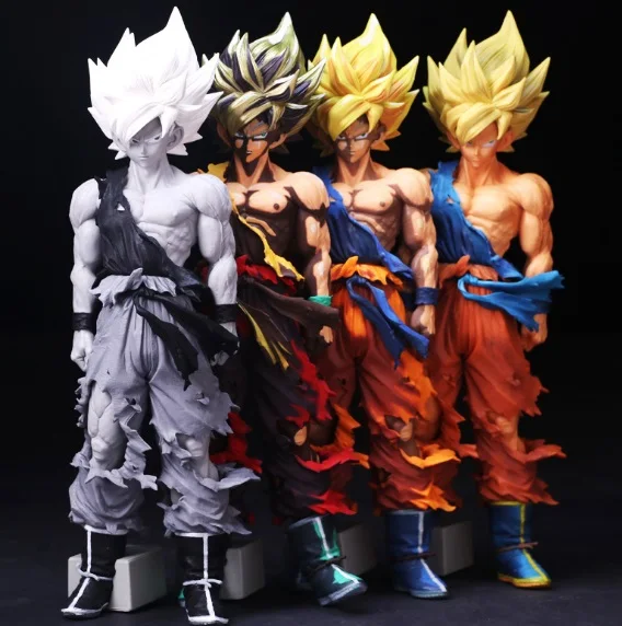 Экшн фигурки из ПВХ аниме шоковая волна супер эскиз Saiyan Son Goku фигурка комиксов