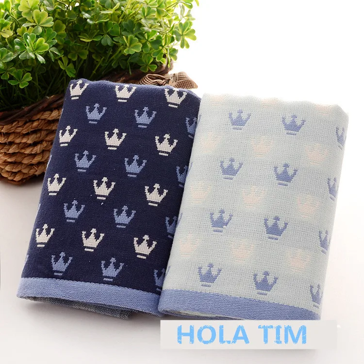 Полотенце из 100% хлопка с принтом короны 35 х75 см|towel lollipop|towel racks with shelftowel 42 |
