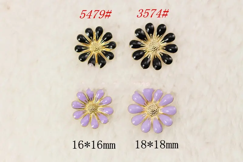 Новый 50 шт. капли масла Core цветок DIY Jewelry браслет Цепочки и ожерелья подвеска