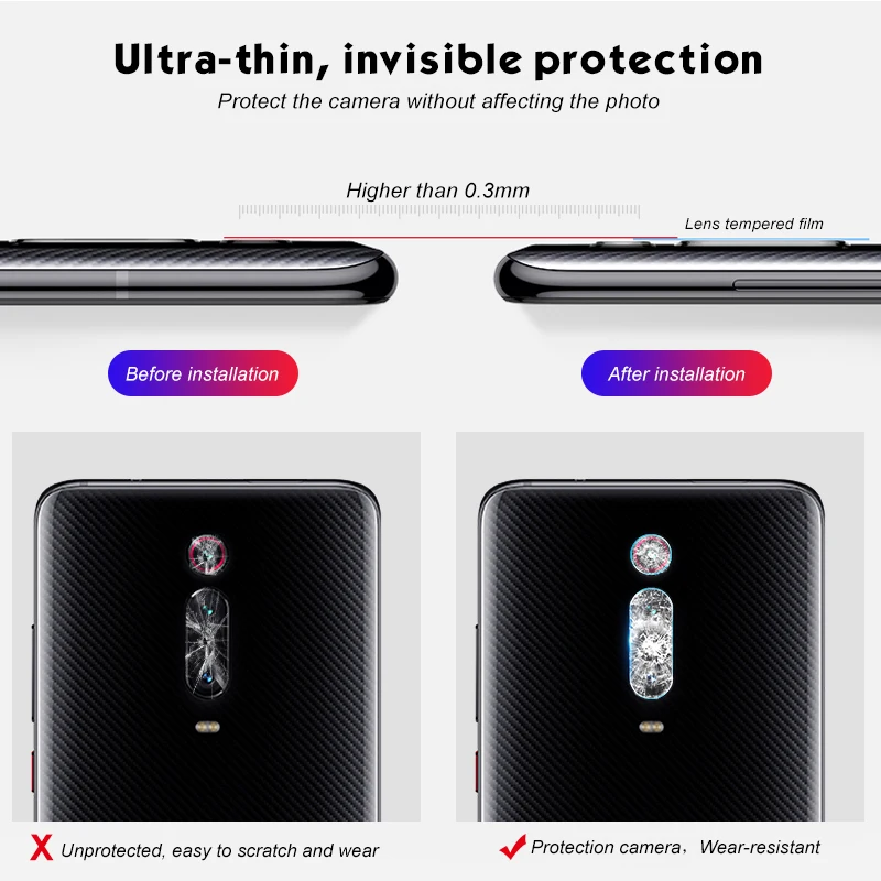 2PCS Back Camera Lens Glass For Redmi Note 7 6Pro K20 Pro Mix2 2S 3 Max 2 S2 Xiaomi Mi 9T PRO 8 SE A2 Lite Mi6X 5X |