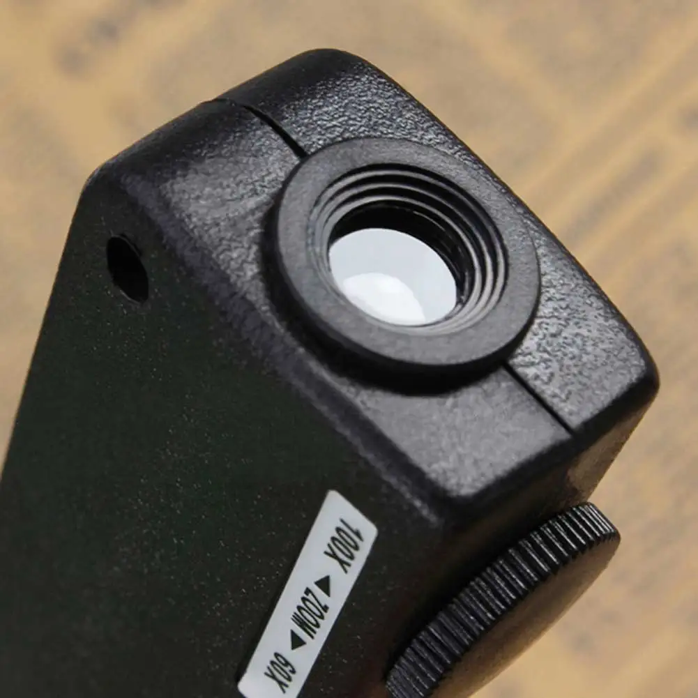 Новая портативная ручная 60X/100X Zoom ABS Led карманная фотография ювелирных изделий