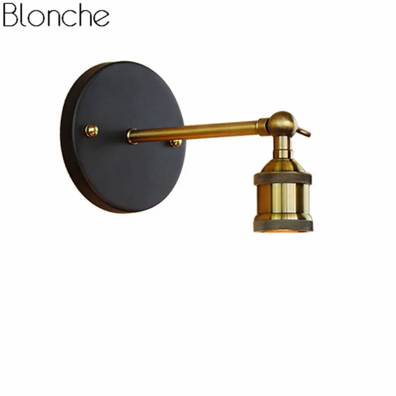 Wall Lamp Винтажные настенные светильники, настенный светильник-бра, светильник E27 Edison, лофт, промышленный светильник, Декор для дома, светильник для ванной, спальни - Цвет абажура: Wall Lamp