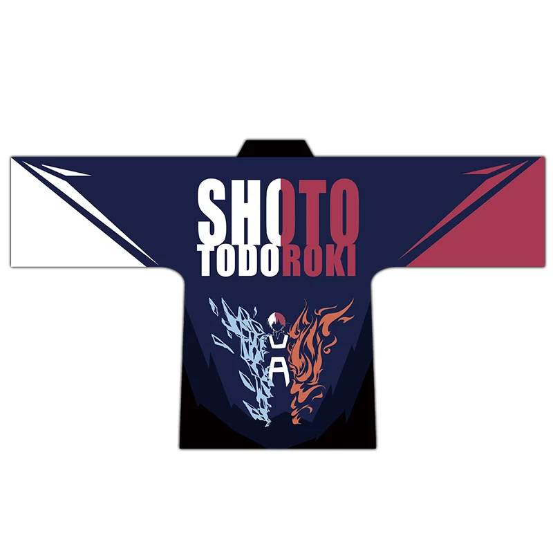Мой герой Academia плащ юката Косплей Костюм Boku No Hero Bakugo Katsuki Todoroki Shoto мужские и