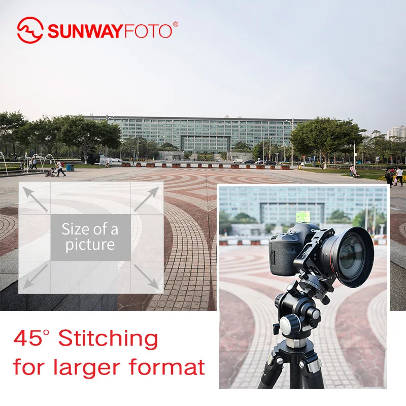 Sunwayfoto TS E24 Скоба для объектива с поворотом и быстроразъемной пластиной GH