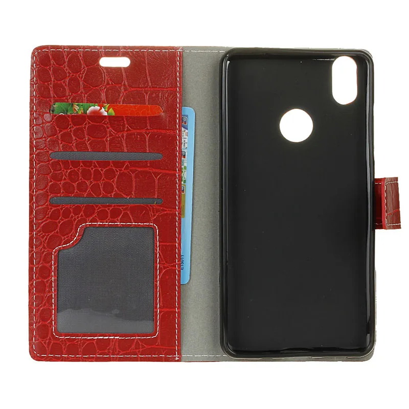 Cover Case For BQ Aquaris X5 Plus 5.0&quot Flip PU Leather TPU Shell Crocodile Crazy Horse Skin Holster Mobile Phone Bag Card Stand |