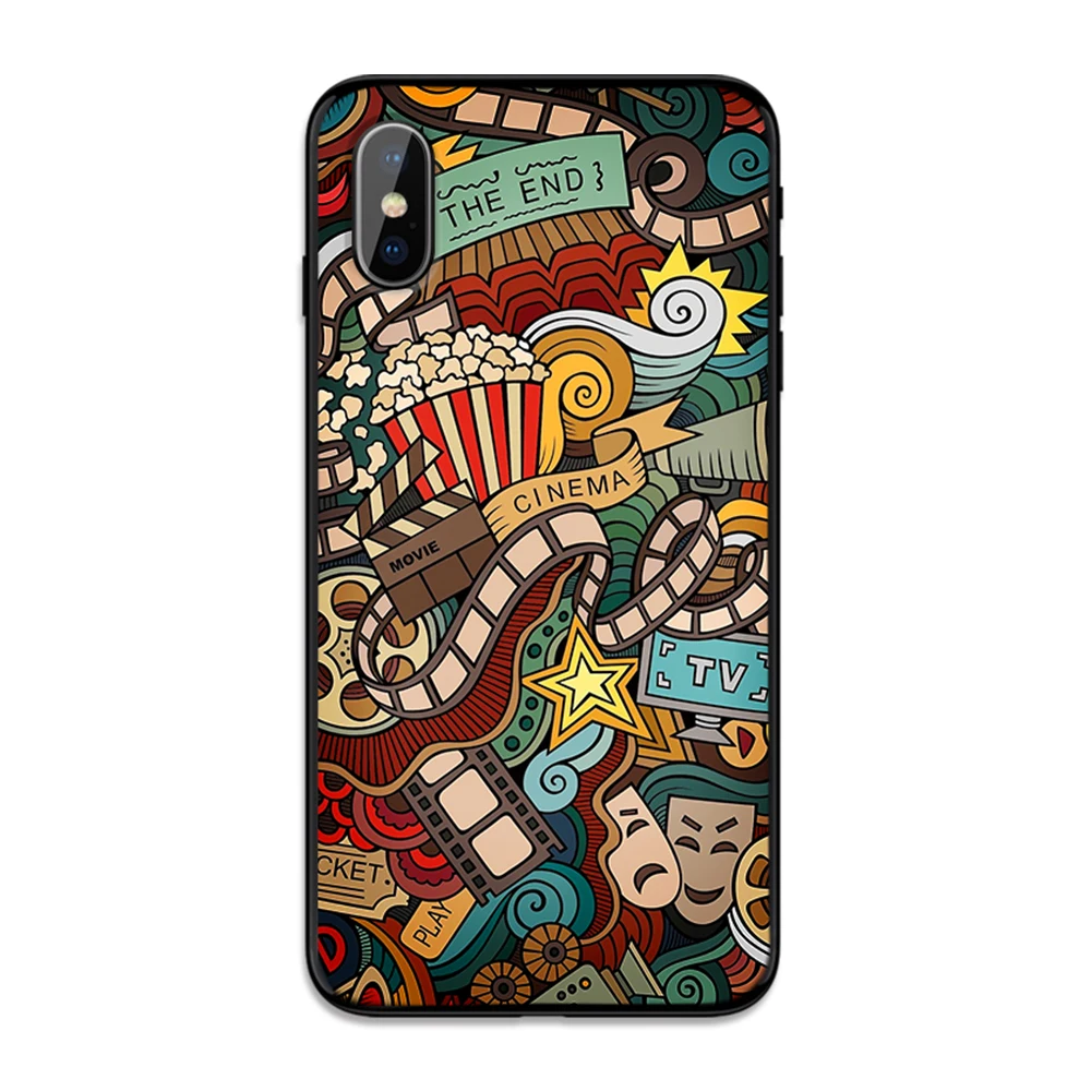 Художественная стандартная граффити Stickerbomb мягкая термополиуретановая крышка