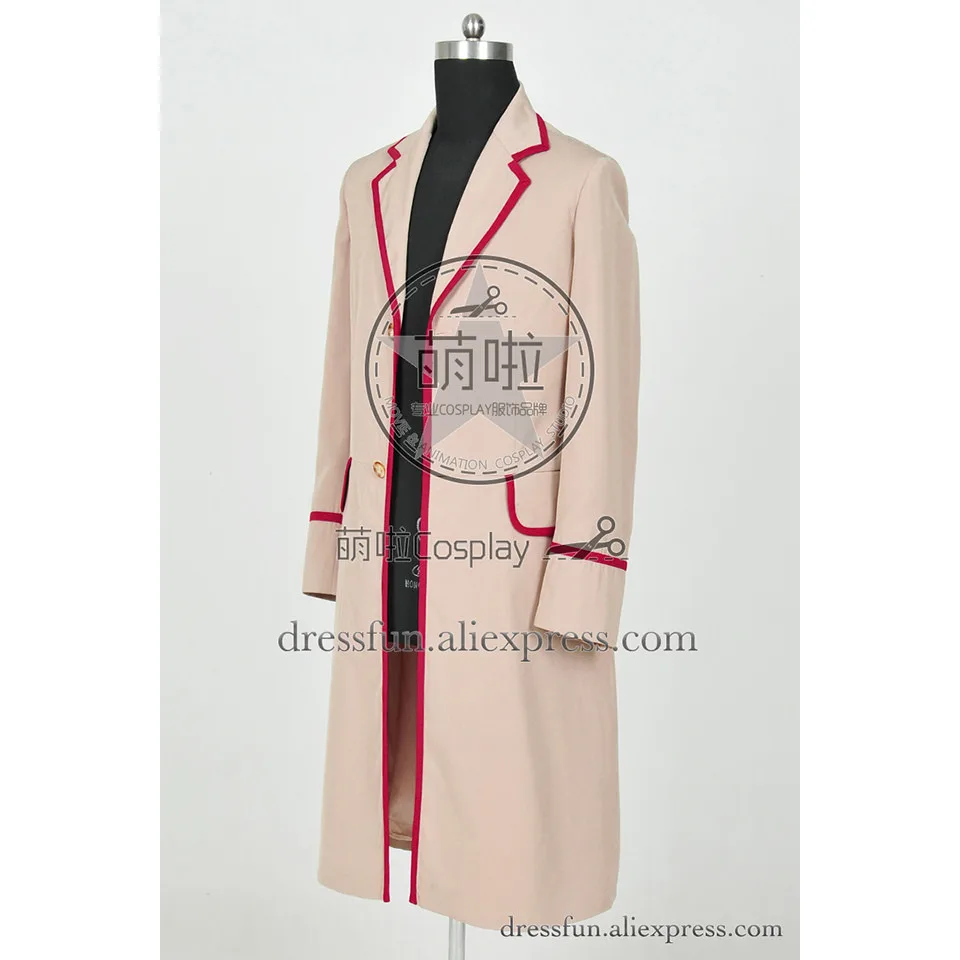 Cosplay The 5th Doctor Fifth Dr. Peter Davison костюм доктора плащ повседневная жизнь Хэллоуин