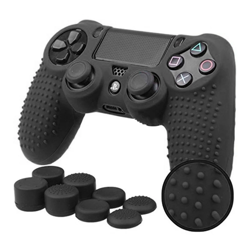 9 в 1 Противоскользящий силиконовый чехол для PS4 геймпад|Чехлы| |