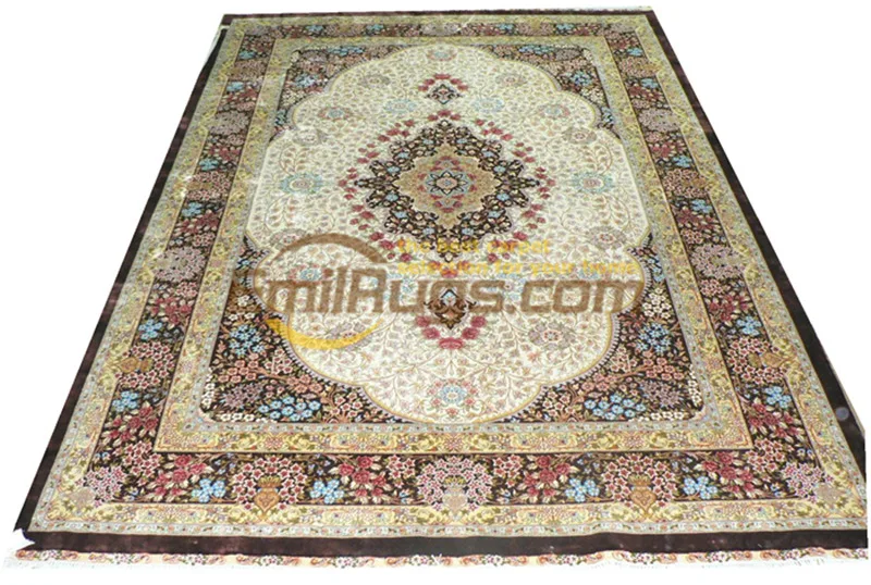 Goede Wol Of Zijde Perzische Handgemaakte Home Decor Voor Woonkamer Wol Tapijt Tapijt Navajo Tribal Tapijt