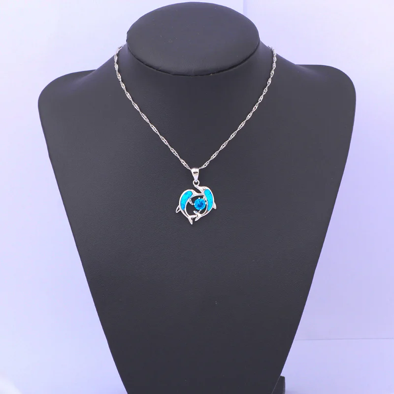 Новое поступление дизайн в виде дельфина Кристалл циркония высокое качество