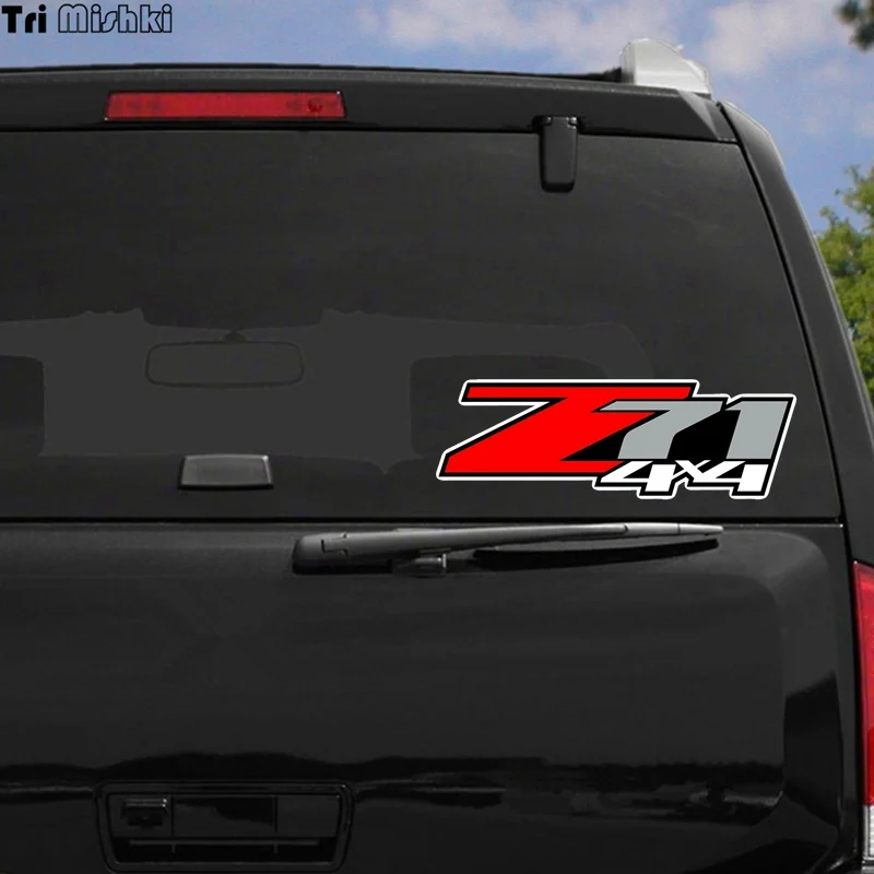 Tri Mishki WCS296 23*7 5 см 30*10 chevy z71 бездорожье 4x4 грузовик переводная наклейка с забавным