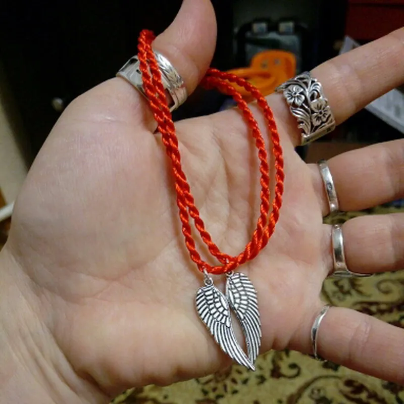 Любовь счастливые браслеты с амулетами и для женщин мужчин ручной работы узелки